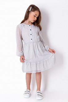 Шифонова сукня для дівчинки Mevis біла 4232-01 - ціна