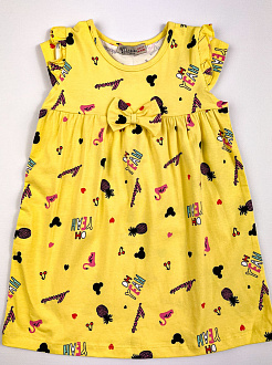 Плаття Stella Kids Тропіки жовте 0217 - ціна