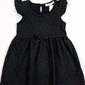 Трикотажне плаття для дівчинки Breeze чорне 14284 - ціна