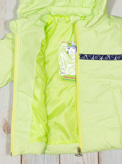 Куртка для дівчинки Одягайко салатова 22197 - розміри