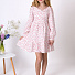 Сукня для дівчинки муслін Mevis Квіти біле з рожевим 5037-04 - ціна