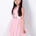 Нарядне плаття для дівчинки Mevis рожеве 3412-01 - ціна