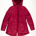 Куртка удлиненная для девочки ОДЯГАЙКО бордо 22101 - ціна