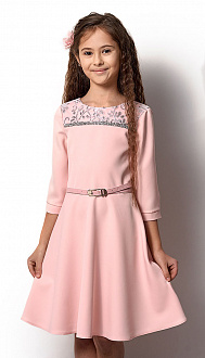 Нарядное платье для девочки Mevis пудра 2398-01 - ціна