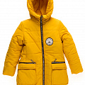 Куртка зимова для дівчинки Одягайко жовтий 20049 - ціна