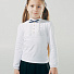 Блузка трикотажная с декоративной планкой SMIL белая 114611 - ціна