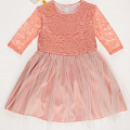 Нарядное платье для девочки Маленьке сонечко АДЕЛЬ персик - ціна