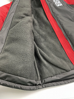 Зимова куртка для хлопчика Kidzo чорна з червоним 3310 - світлина