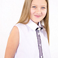 Блузка с коротким рукавом для девочки Albero белая 5088 - картинка
