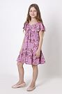 Платье для девочки Mevis Цветочки розовое 4544-03