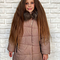 Куртка зимова для дівчинки Kidzo капуччино 007-03 - ціна