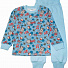 Піжама дитяча InterKids Собачки блакитна 3027 - ціна