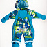 Комбинезон-трансформер зимний для мальчика Одягайко 32019 голубой абстракт - ціна