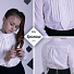 Блузка з довгим рукавом для дівчинки B.Fly Христина біла - ціна