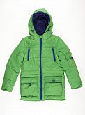 Куртка для мальчика ОДЯГАЙКО зеленая 22114