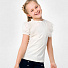 Блузка трикотажна з коротким рукавом для дівчинки SMIL молочна 114798 - ціна