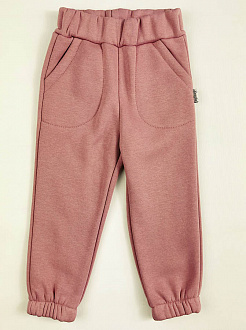 Утеплені спортивні штани для дівчинки Semejka рожеві 1004 - ціна