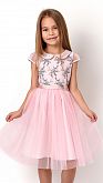 Нарядное платье для девочки Mevis розовое 3200-04