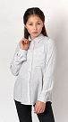 Блузка для девочки Mevis белая 3213-01