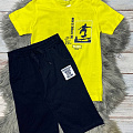 Комплект футболка і шорти для хлопчика Breeze жовтий 13498 - ціна