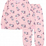 Тепла піжама для дівчинки Фламінго Котики рожева 329-307 - ціна