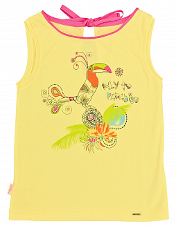 Майка для дівчинки SMIL Райські птахи жовта 110335 - ціна