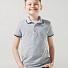 Футболка-поло з коротким рукавом для хлопчика SMIL сірий меланж 114595 - ціна