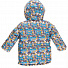 Куртка зимняя для мальчика Одягайко синий абстракт 20012О - світлина
