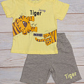 Комплект футболка і шорти для хлопчика Breeze Tiger жовтий 14379 - ціна
