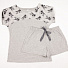 Комплект женский (футболка+шорты) VVL Кролики серый 334 - ціна
