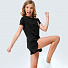 Футболка з коротким рукавом для дівчинки SMIL чорна 110597/110598 - фото
