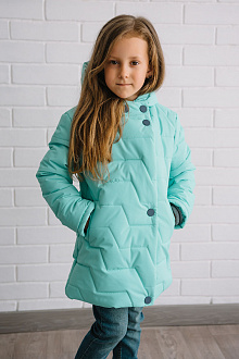 Зимова куртка для дівчинки DC Kids Даяна бірюзова - ціна