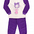 Піжама утеплена для дівчинки Valeri tex фіолетова 1623-55-155 - ціна