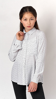 Блузка для дівчинки Mevis біла 3213-01 - ціна