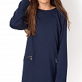 Трикотажна сукня для дівчинки Mevis синя 3126-01 - ціна