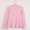 Блузка з басками для дівчинки довгий рукав Valeri tex рожева - розміри