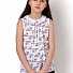 Блузка для дівчинки Mevis біла 3165-01 - фото