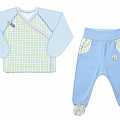 Комплект для хлопчика (сорочка+повзунки) Smil блакитний - ціна