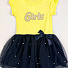 Плаття для дівчинки Breeze Girls жовте 10766 - ціна