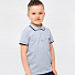 Футболка-поло з коротким рукавом для хлопчика SMIL сірий меланж 114756/114757 - ціна