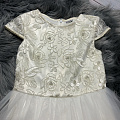 Нарядне плаття для дівчинки Mevis кремове 2594-03 - ціна