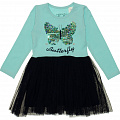 Платье для девочки Breeze Бабочка голубое 14045 - ціна