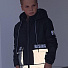 Куртка зі світловідбиваючими вставками Tair kids чорна арт.105 - фото