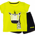 Комплект футболка і шорти для хлопчика Фламінго салатовий 571-103 - ціна