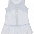 Бавовняна літнє плаття для дівчинки Маленьке сонечко блакитне ПЛ-354 - ціна