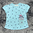 Комплект футболка та бриджі для дівчинки Breeze Зайчик голубой 14115 - розміри