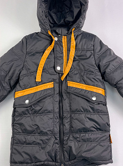 Куртка зимова для хлопчика Одягайко чорна 20046 - ціна