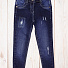 Стильні джинси для дівчинки темно-сині 90412 - ціна