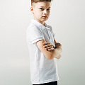 Футболка-поло з коротким рукавом для хлопчика SMIL біла 114592 - світлина