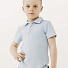 Футболка-поло з коротким рукавом для хлопчика SMIL блакитна 114733/114734 - ціна